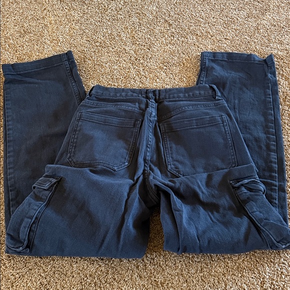 Women’s PacSun black Stretch dad jeans size 24 cargo style - Picture 4 of 4